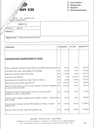 devis réparation toiture